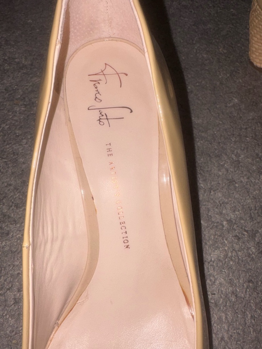Classic Women's Wedge Pump in Light Yellow - Picture 4 of 6
